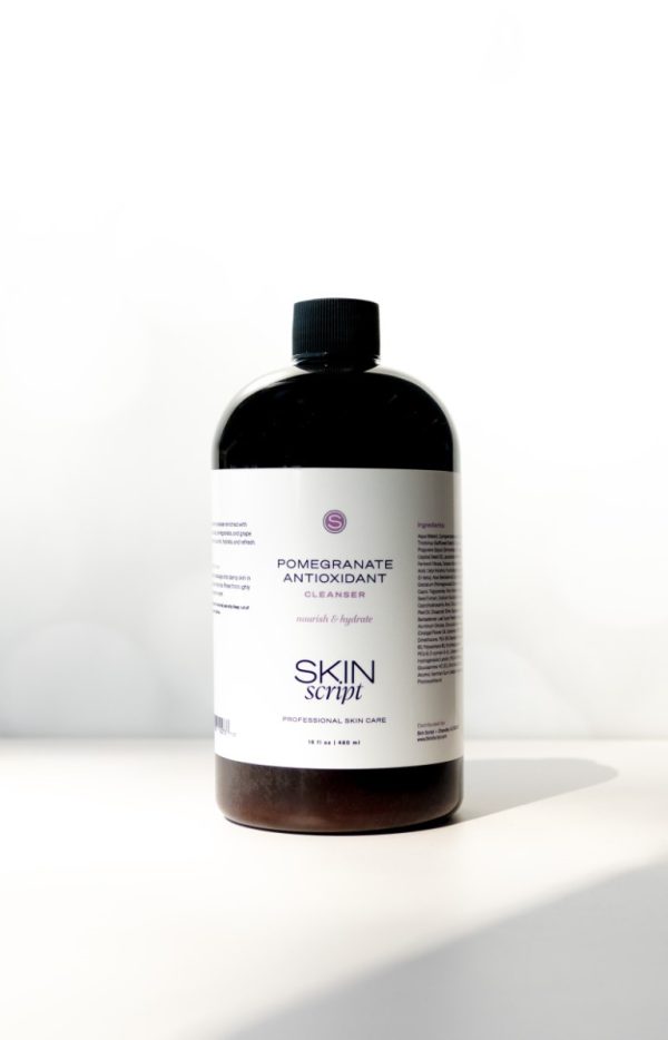 Pomegranate_16oz (Medium) Pomegranate Antioxidant Cleanser | Skin Script